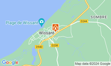 Kaart Wissant Vakantiehuis 51749