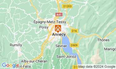 Kaart Annecy Vakantiehuis 94014