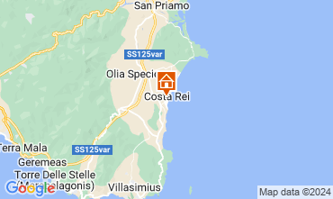 Kaart Costa Rei Huis 128524