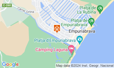 Kaart Empuriabrava Villa 119891