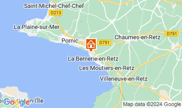 Kaart La Bernerie en Retz Huis 128793