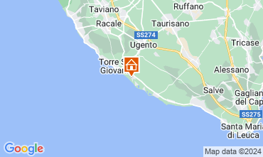 Kaart Ugento - Torre San Giovanni Villa 127627