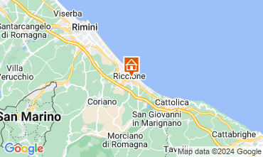 Kaart Riccione Appartement 110471