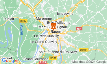 Kaart Rouen Appartement 126807