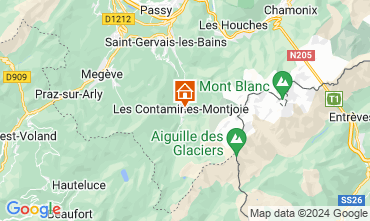 Kaart Les Contamines Montjoie Chalet 32551