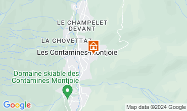 Kaart Les Contamines Montjoie Chalet 32551