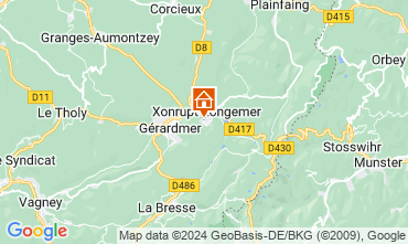 Kaart Grardmer Chalet 35155