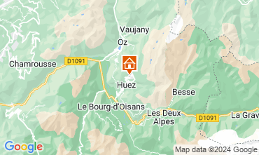 Kaart Alpe d'Huez Studio 87621