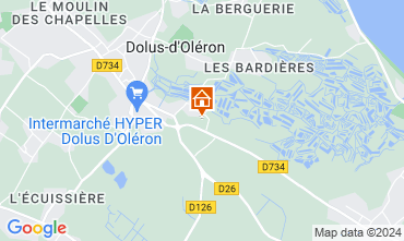 Kaart Dolus d'Olron Huis 122089