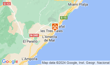 Kaart L'Ametlla de Mar Villa 59751