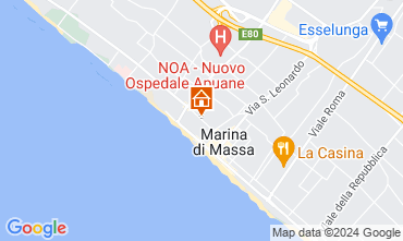 Kaart Marina di Massa Appartement 127699