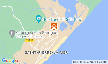 Kaart Saint Pierre la Mer Villa 101272