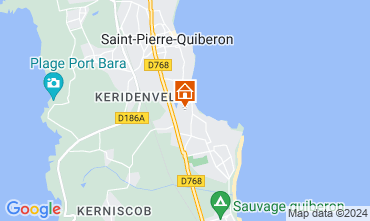 Kaart Saint Pierre Quiberon Huis 106018