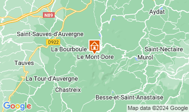 Kaart Le Mont Dore Appartement 3906