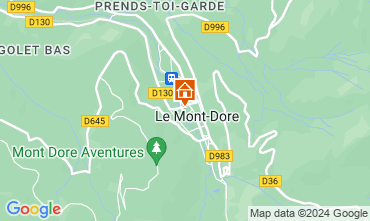 Kaart Le Mont Dore Appartement 3906
