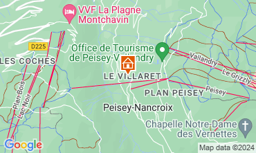 Kaart Peisey-Vallandry Chalet 101663