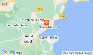 Kaart Sainte Maxime Appartement 102878