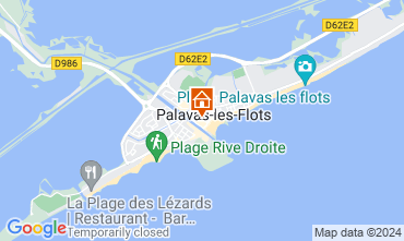 Kaart Palavas-les-Flots Appartement 104876
