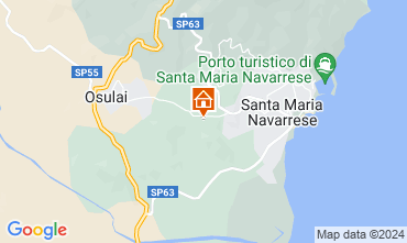 Kaart Santa Maria Navarrese Villa 110022