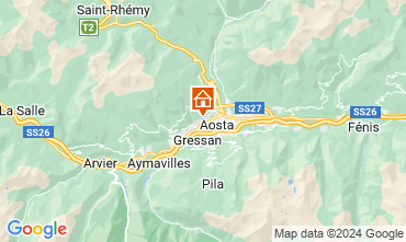 Kaart Aosta Appartement 75618