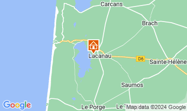 Kaart Lacanau Huis 112923