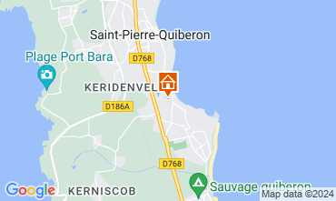 Kaart Saint Pierre Quiberon Villa 81399