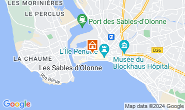 Kaart Les  Sables d'Olonne Huis 117483