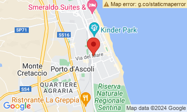 Kaart San Benedetto del Tronto Appartement 43666