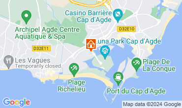 Kaart Cap d'Agde Appartement 6186