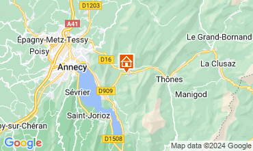 Kaart Annecy Chalet 112362