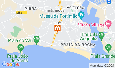 Kaart Praia da Rocha Appartement 108583
