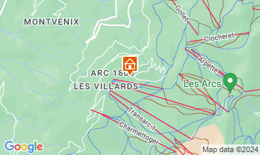 Kaart Les Arcs Appartement 111955